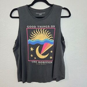 Spiritual Gangster Black Tank Top with Colorful Graphic